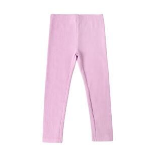 Pink Chicken Ribbed Leggings Girls Size 12